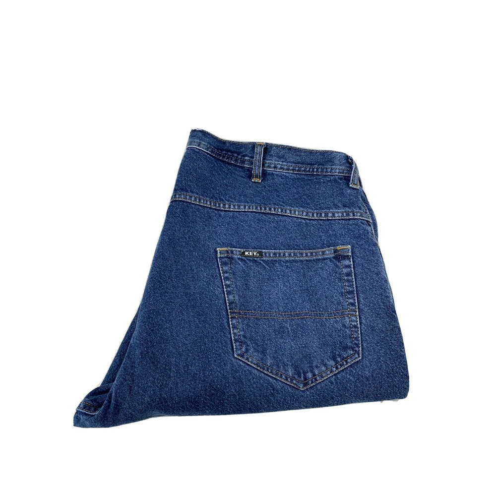 Key Imperial Blue Denim Jeans Sze 42x30  Regular Fit Pants‎
